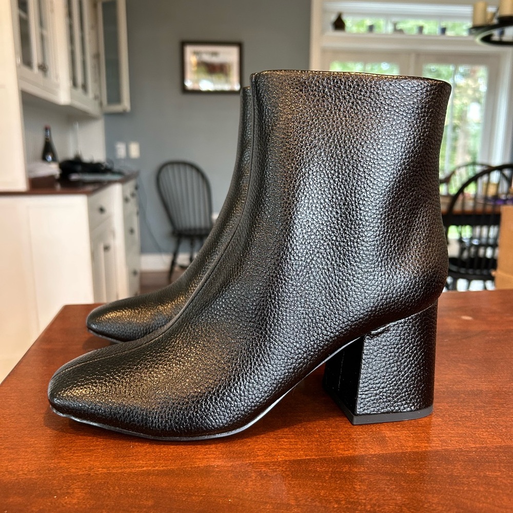 Katy Perry Collections Textured Black Ankle Booties